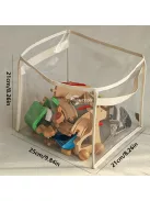 Átlátszó Tároló Kosár játékoknak