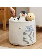 Nagy Kapacitású Filc Játéktároló Kosár