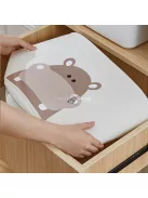 Nagy Kapacitású Filc Játéktároló Kosár