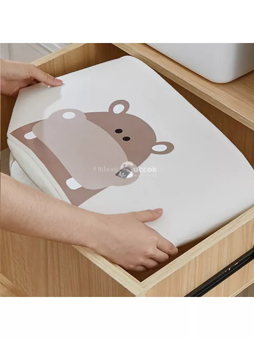 Nagy Kapacitású Filc Játéktároló Kosár