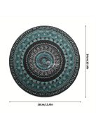 4db kerek alátét - Boho és Datura dizájn