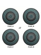 4db kerek alátét - Boho és Datura dizájn