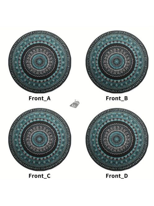 4db kerek alátét - Boho és Datura dizájn