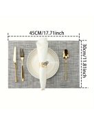 6db letisztult fekete-fehér vegyes színű alátét