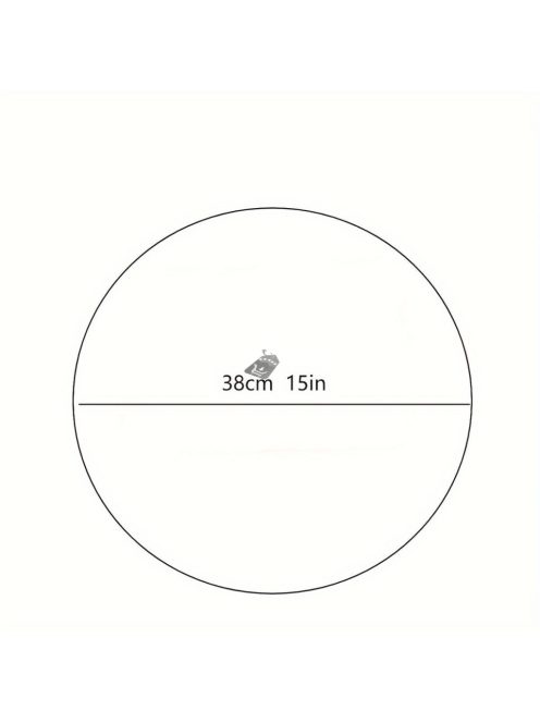 4 darabos Csúszásmentes Kerek Szőtt Juta Tányéralátét Készlet