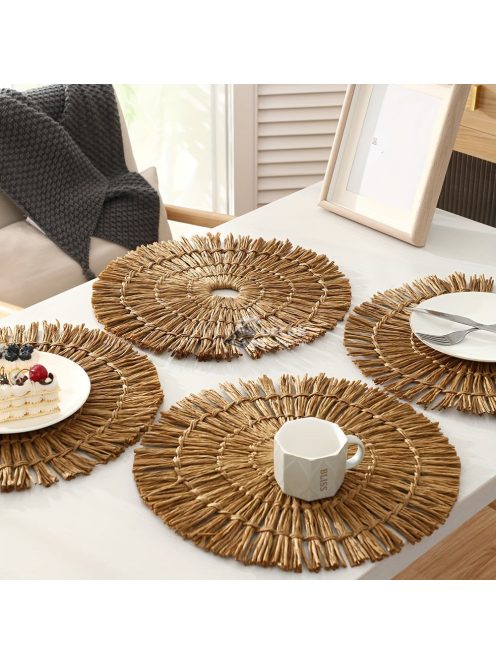 6db kézzel készített, hőálló, párnás alátét