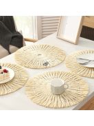 6db kézzel készített, hőálló, párnás alátét