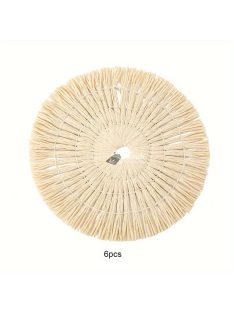 6db kézzel készített, hőálló, párnás alátét