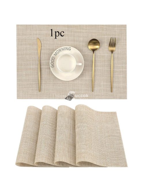 1 db Bézs Szőtt Asztali Alátét