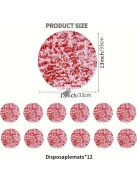12db Arany hatású Tányéralátét