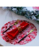 12db Arany hatású Tányéralátét