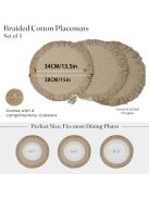 Elegáns Egyszínű Papír Asztali Alátét