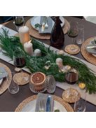 10db 33.02 cm-es kerek fonott rattan asztali alátét