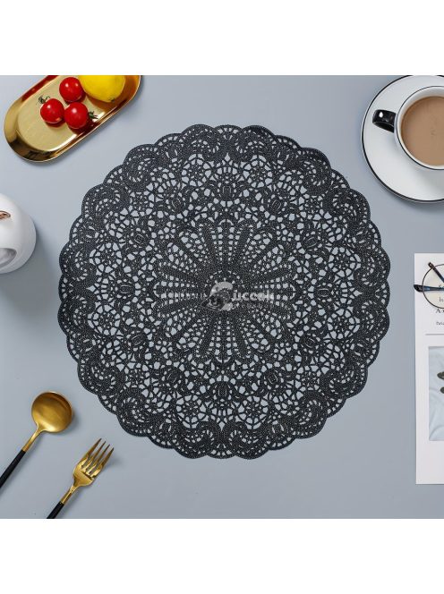 2db, fekete PVC alátét