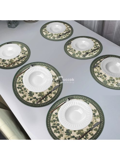 6 db rusztikus stílusú tányér alátét