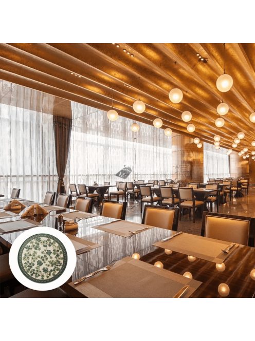 6 db rusztikus stílusú tányér alátét