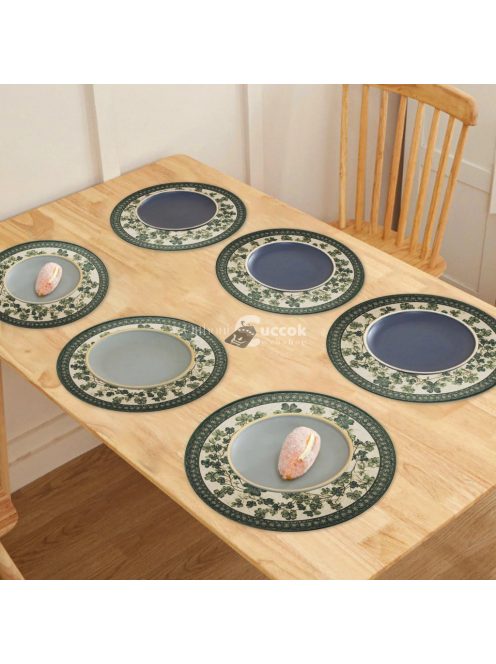 6 db rusztikus stílusú tányér alátét