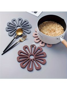 1 db szilikon virág mintás, hőálló alátét