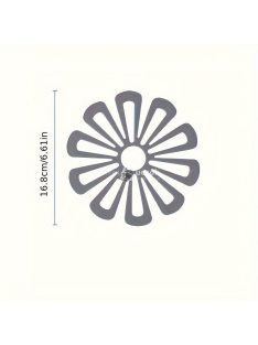 1 db szilikon virág mintás, hőálló alátét