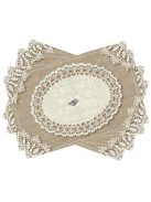 4darabos Vászon Tányéralátét Készlet