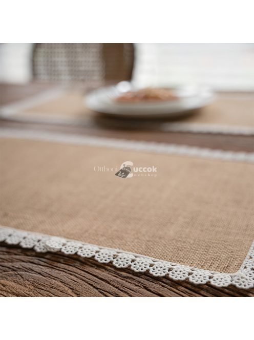 6db Amerikai Retro Egyszerű Tányéralátét