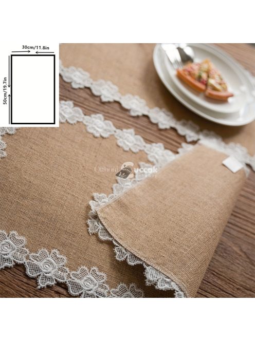 6db Amerikai Retro Egyszerű Tányéralátét