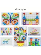 Színes műanyag Montessory kirakó