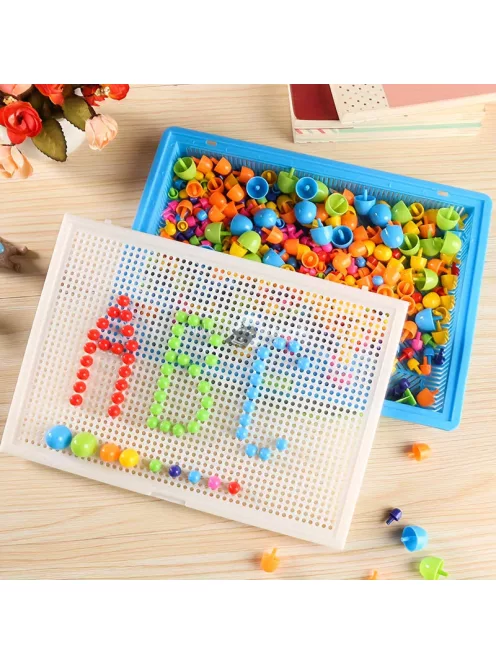 Színes műanyag Montessory kirakó