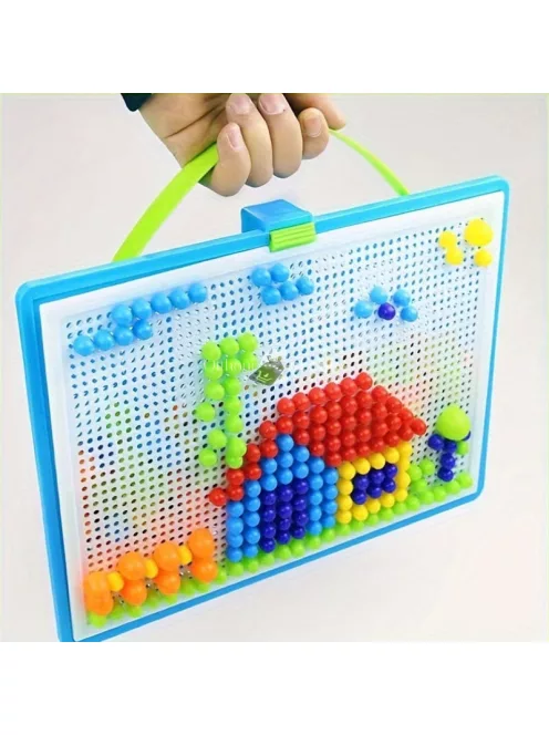 Színes műanyag Montessory kirakó