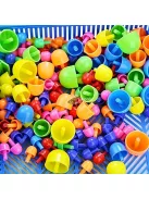 Színes műanyag Montessory kirakó