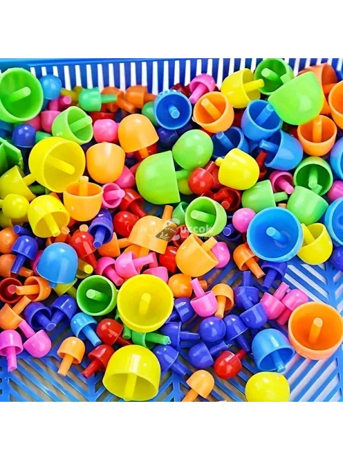 Színes műanyag Montessory kirakó