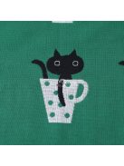 Gyorsan Száradó, Puha és Nedvszívó Pamut Konyharuha Aranyos Macskás Mintával