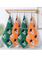 Gyorsan Száradó, Puha és Nedvszívó Pamut Konyharuha Aranyos Macskás Mintával