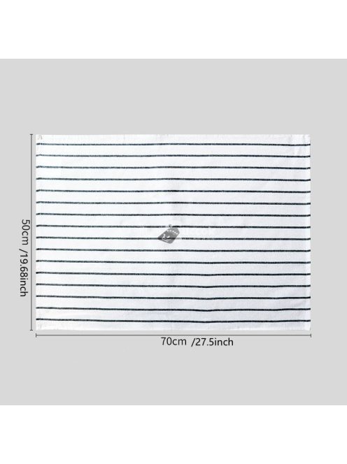 Fekete mintás konyharuha