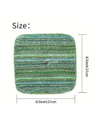 12 darab modern pamut csíkos konyharuha készlet