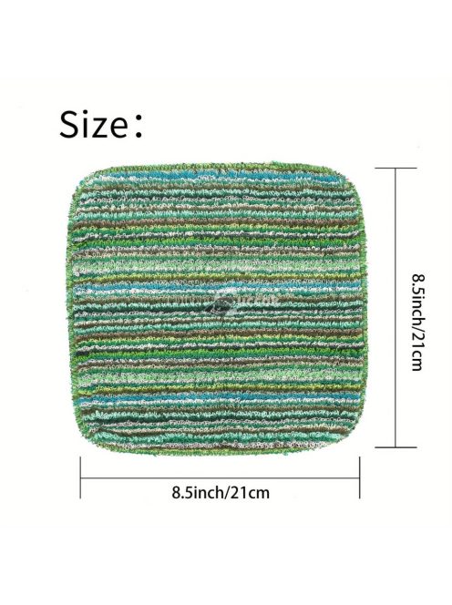 12 darab modern pamut csíkos konyharuha készlet