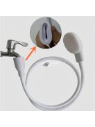 Csaptelepre szerelhető hajzuhany, kisállat, macska, kutya fürdető, zuhanyfej