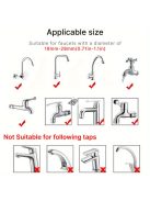 Csaptelepre szerelhető hajzuhany, kisállat, macska, kutya fürdető, zuhanyfej