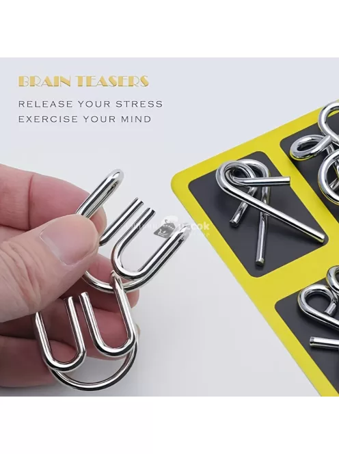 Fém puzzle játék készlet