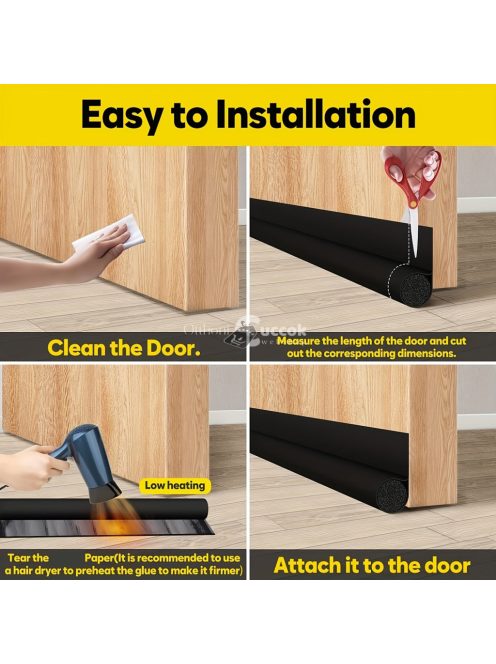 Ajtó alatti huzatgátló szigetelő