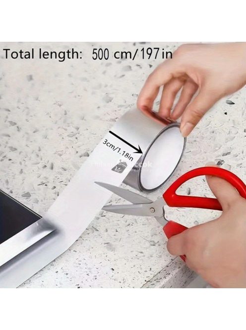 1 tekercs alumínium fólia szalag, tömítőcsík