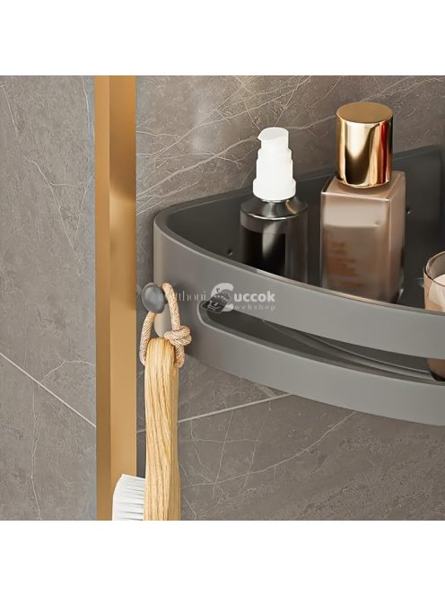 2db öntapadós zuhany polc