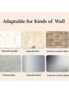 2db öntapadós zuhany polc