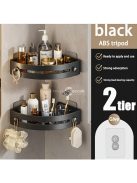 2db öntapadós zuhany polc