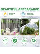 Egy darab átlátszó vízálló ponyva