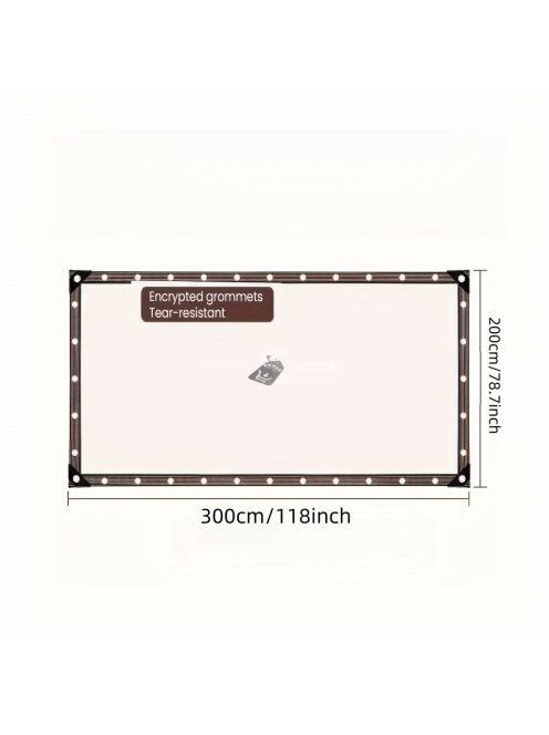 Egy darab átlátszó vízálló ponyva