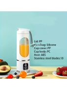 Hordozható USB-vel Tölthető Turmixgép és Gyümölcscentrifuga