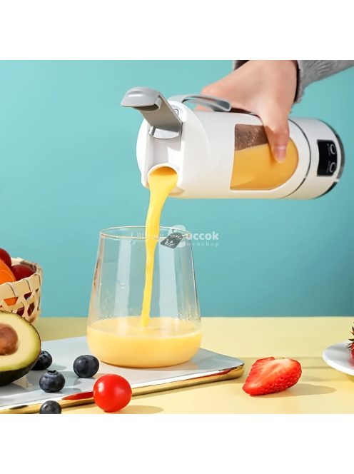 Hordozható USB-vel Tölthető Turmixgép és Gyümölcscentrifuga