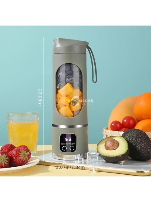 Hordozható USB-vel Tölthető Turmixgép és Gyümölcscentrifuga