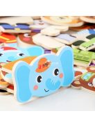 Interaktív Fa Medve Öltöztetős Puzzle